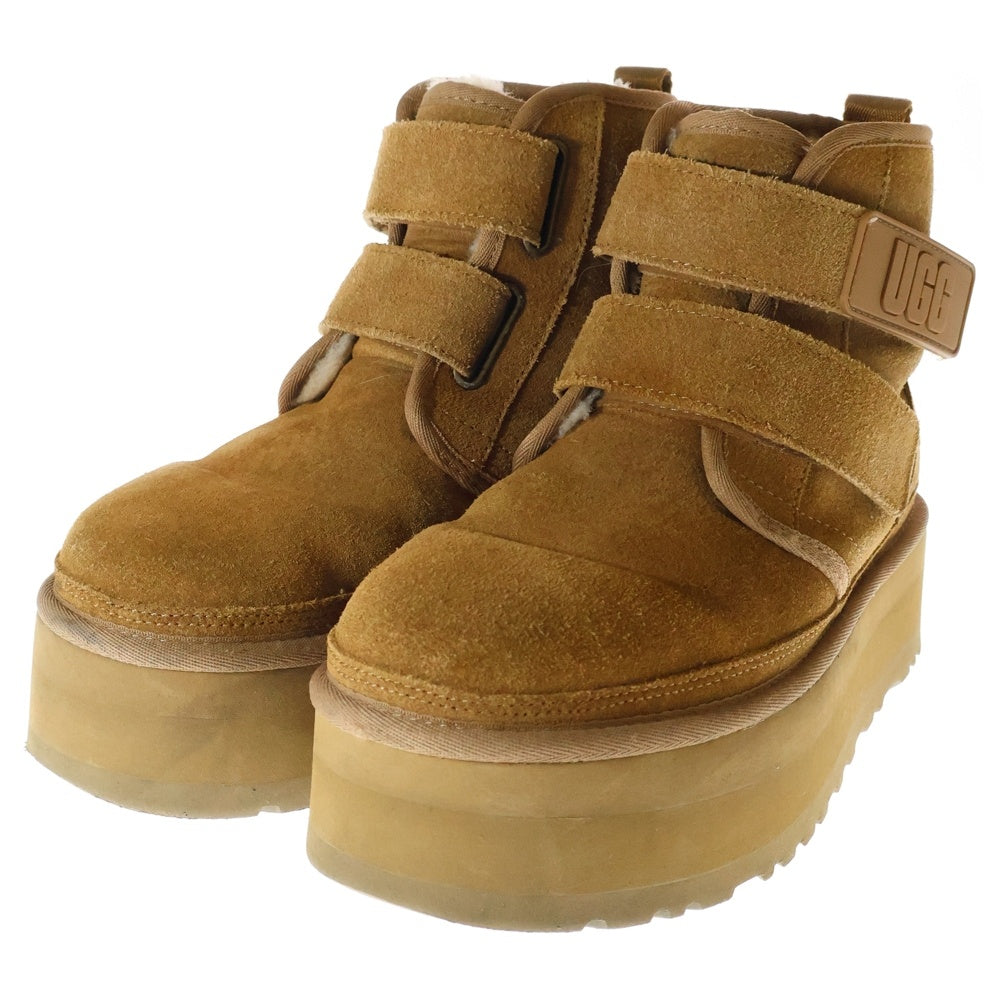 UGG(アグ) NEUMEL PLATFORM ニューメル ムートンブーツ レディース ブラウン US7/24cm 1130554