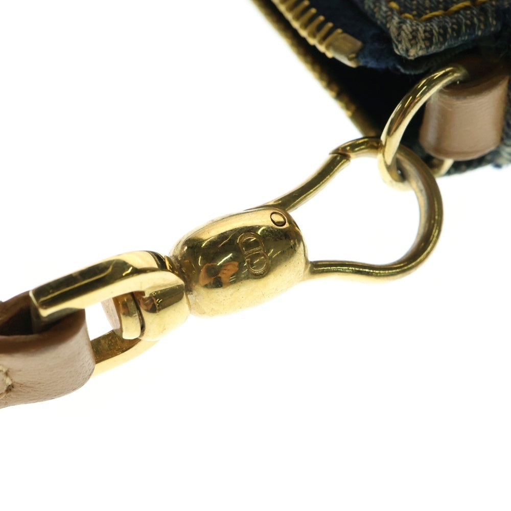 Christian Dior(クリスチャンディオール) PRE-OWNED プレ オウンド デニム サドル ポシェット ショルダーバッグ レディース インディゴ MC0071