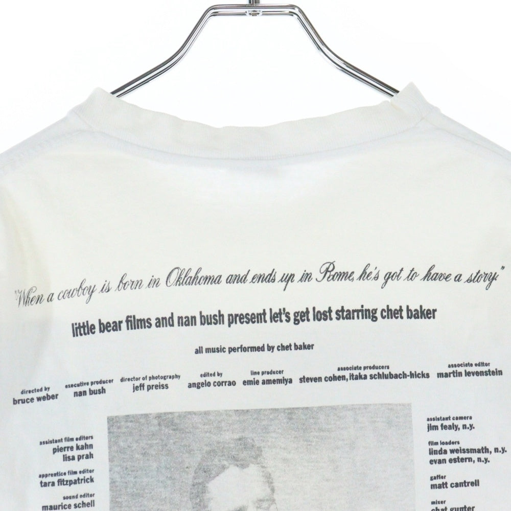 VINTAGE(ヴィンテージ) 80S VINTAGE BRUCE WEBER LET'S GET LOST CHET BAKER ANVIL ヴィンテージ USA製 ブルースウェーバー レッツゲットロスト 両面プリント クルーネック半袖Tシャツ