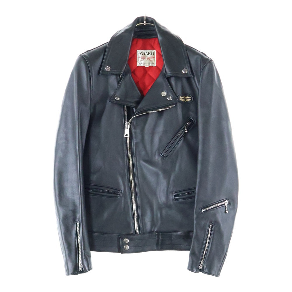Lewis Leathers(ルイスレザー) 441T CYCLONE TIGHT FIT サイクロン タイトフィット カウハイド レザー ダブルライダースジャケット ブラック