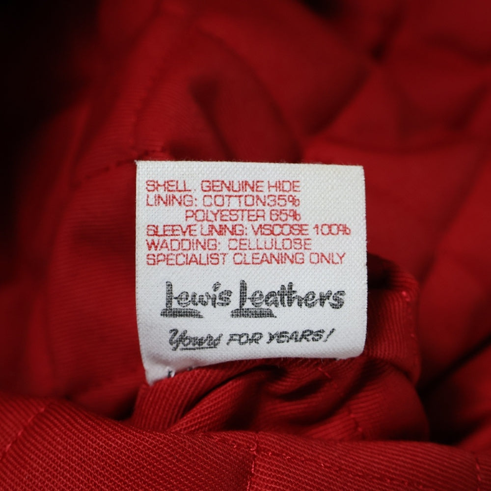 Lewis Leathers(ルイスレザー) 441T CYCLONE TIGHT FIT サイクロン タイトフィット カウハイド レザー ダブルライダースジャケット ブラック