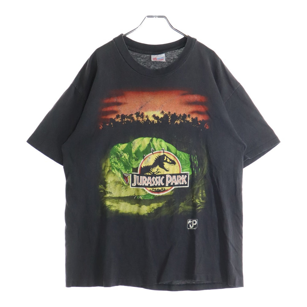 VINTAGE(ヴィンテージ) 90S VINTAGE JURASSIC PARK ジュラシックパーク ヴィンテージ ムービープリントTシャツ 半袖カットソー ブラック