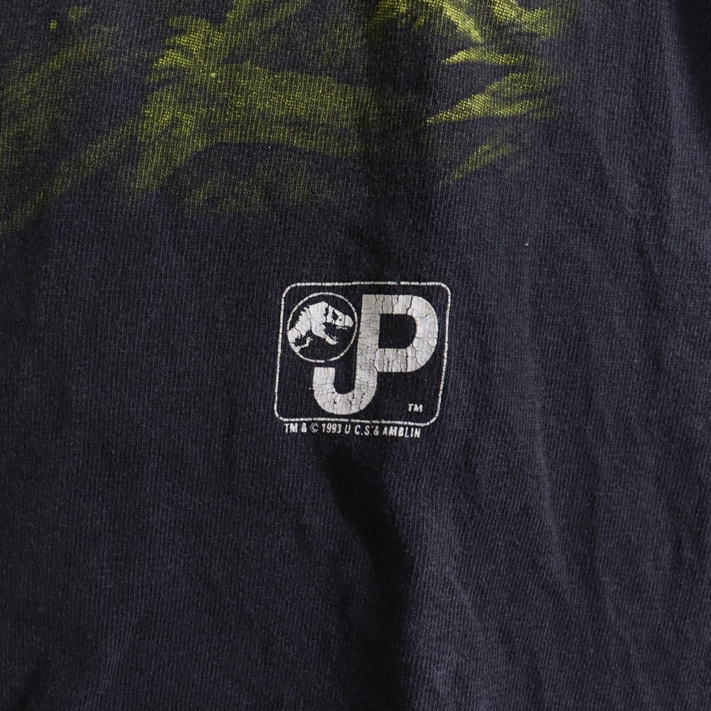 VINTAGE(ヴィンテージ) 90S VINTAGE JURASSIC PARK ジュラシックパーク ヴィンテージ ムービープリントTシャツ 半袖カットソー ブラック