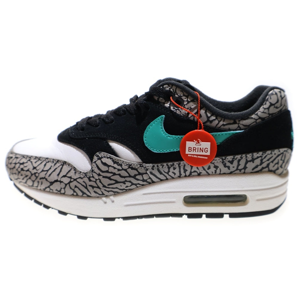 NIKE(ナイキ) ×atmos AIR MAX 1 Premium Retro Elephant アトモス エアマックス1 ローカットスニーカー レディース グレー/ブルー US6/24cm 908366-001