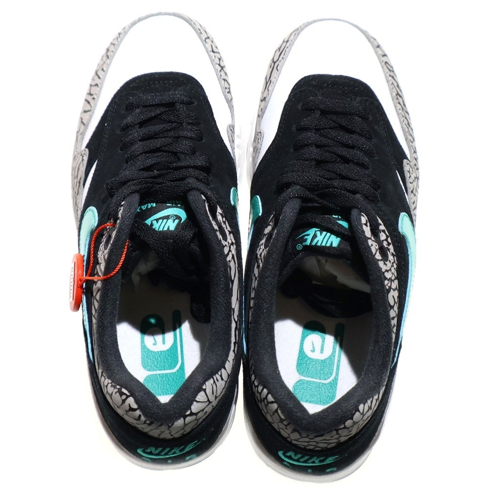 NIKE(ナイキ) ×atmos AIR MAX 1 Premium Retro Elephant アトモス エアマックス1 ローカットスニーカー レディース グレー/ブルー US6/24cm 908366-001