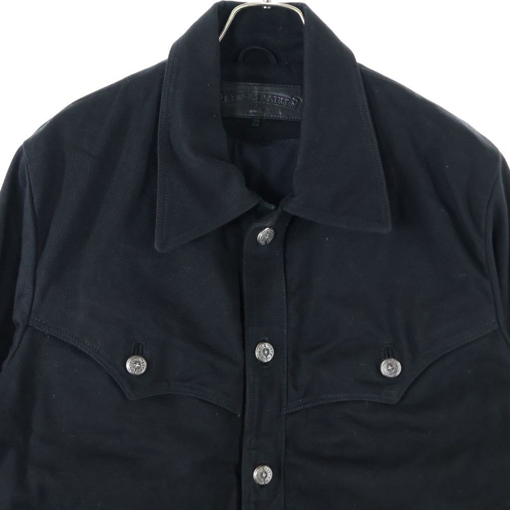 CHROME HEARTS(クロムハーツ) HUNTING JACKET ハンティングジャケット ホースシューボタン クラシック デニムジャケット ブラック