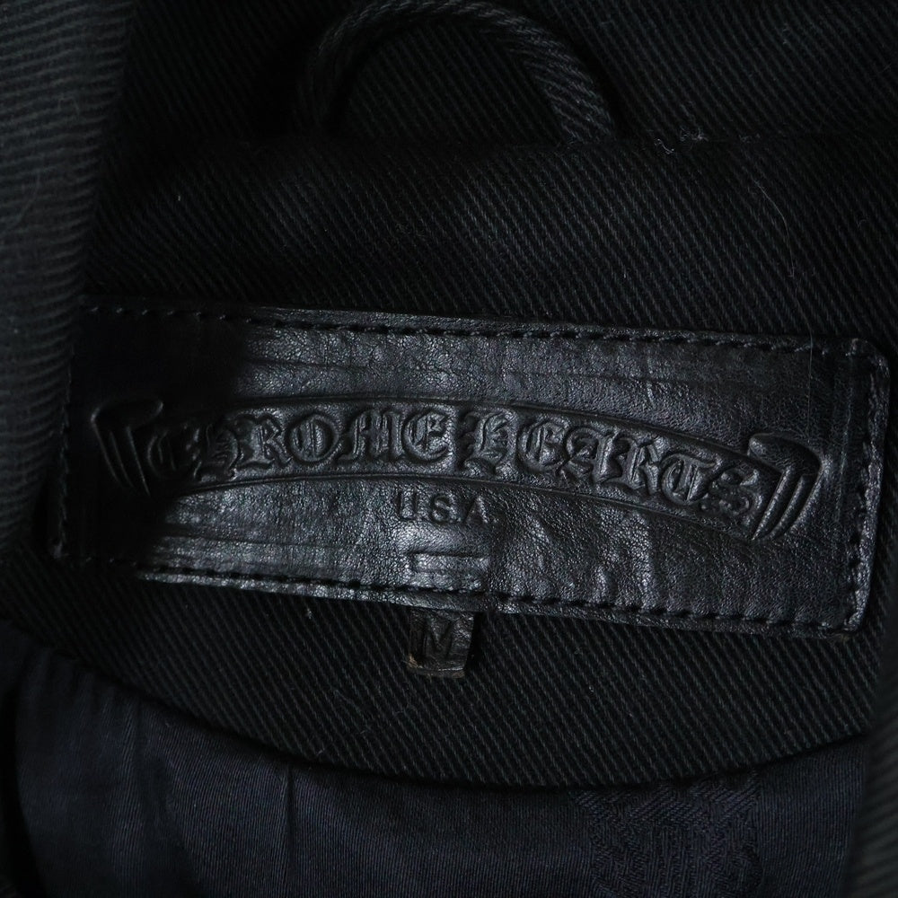 CHROME HEARTS(クロムハーツ) HUNTING JACKET ハンティングジャケット ホースシューボタン クラシック デニムジャケット ブラック