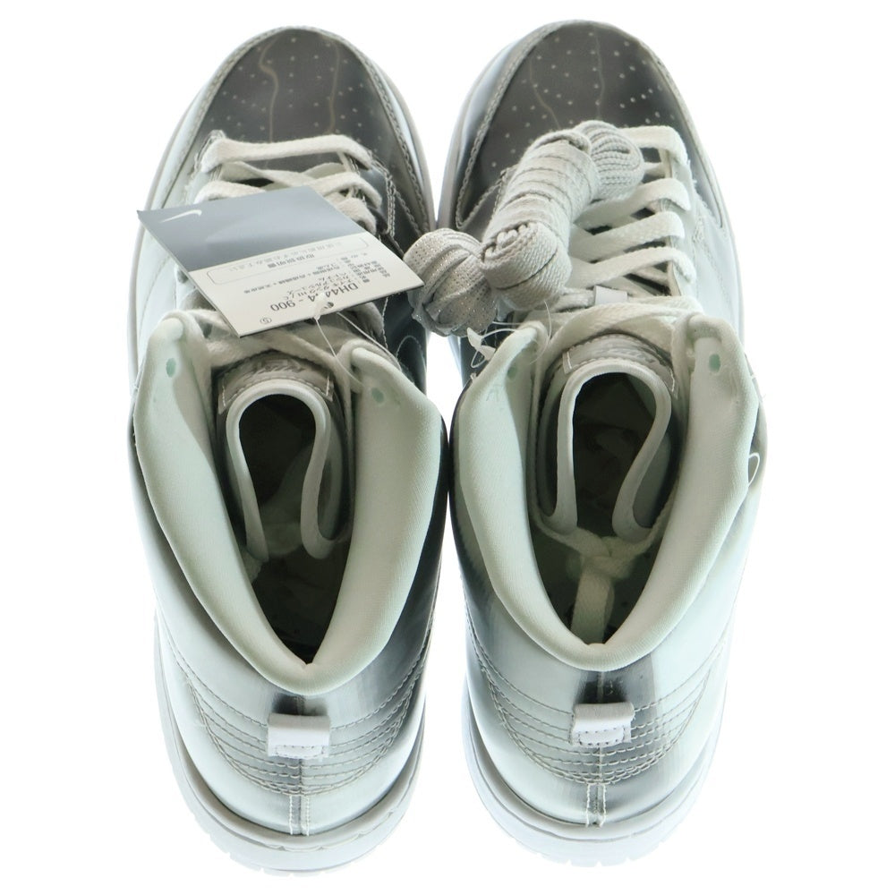 NIKE(ナイキ) ×CLOT DUNK HIGH SILVER FLIX クロット ダンク シルバーフラックス ハイカットスニーカー シルバー US9.5/27.5cm DH4444-900