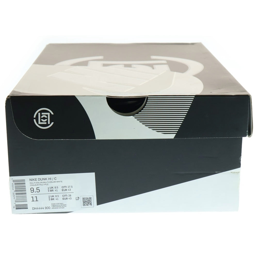 NIKE(ナイキ) ×CLOT DUNK HIGH SILVER FLIX クロット ダンク シルバーフラックス ハイカットスニーカー シルバー US9.5/27.5cm DH4444-900