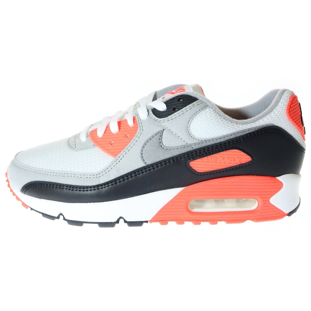 NIKE(ナイキ) AIR MAX 90 OG INFRARED エアマックス90 インフラ レッド ローカットスニーカー ホワイト US9.5/27.5cm CT1685-100