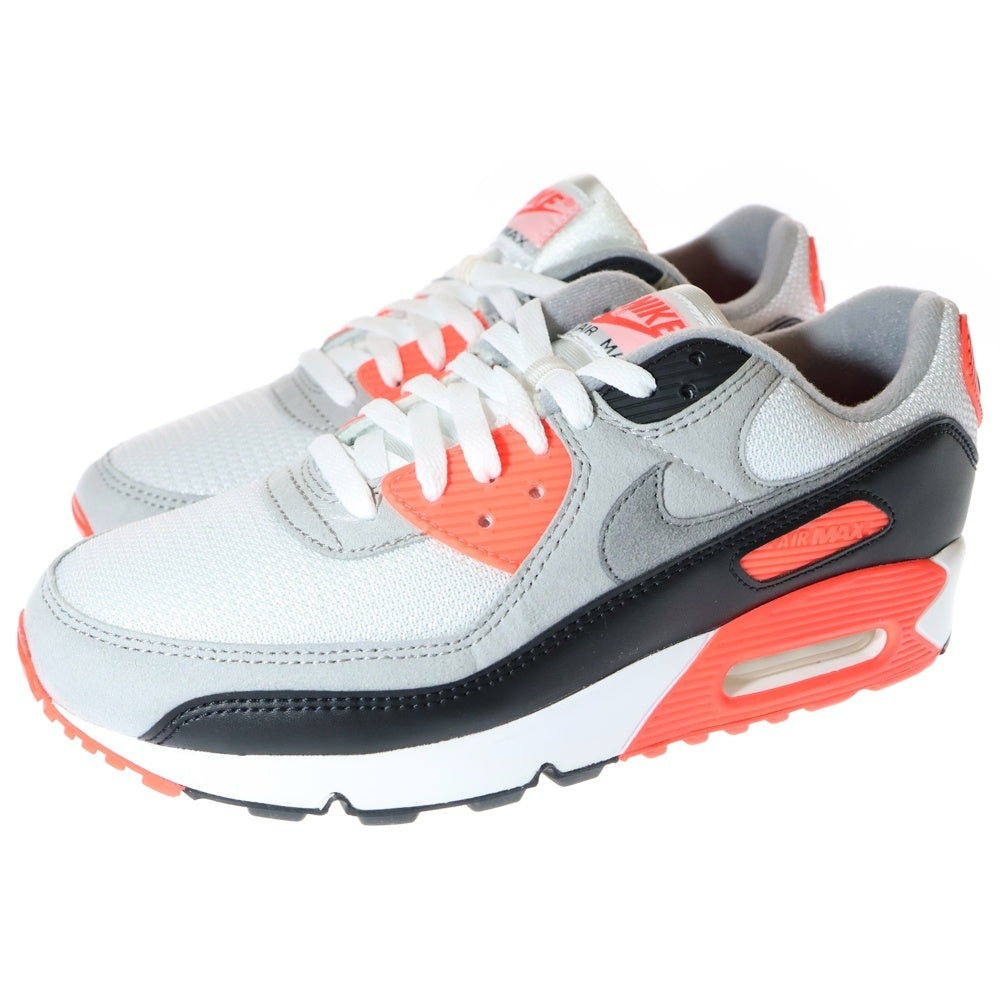 NIKE(ナイキ) AIR MAX 90 OG INFRARED エアマックス90 インフラ レッド ローカットスニーカー ホワイト US9.5/27.5cm CT1685-100