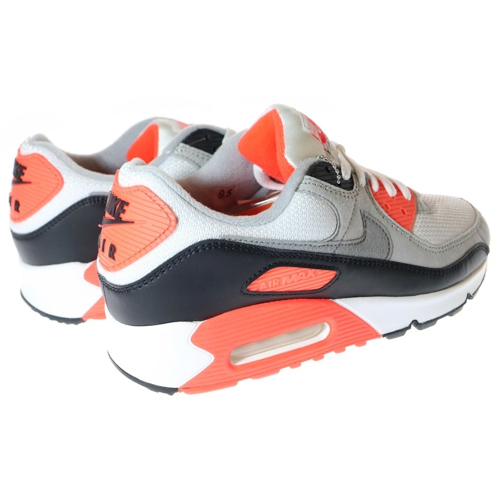 NIKE(ナイキ) AIR MAX 90 OG INFRARED エアマックス90 インフラ レッド ローカットスニーカー ホワイト US9.5/27.5cm CT1685-100