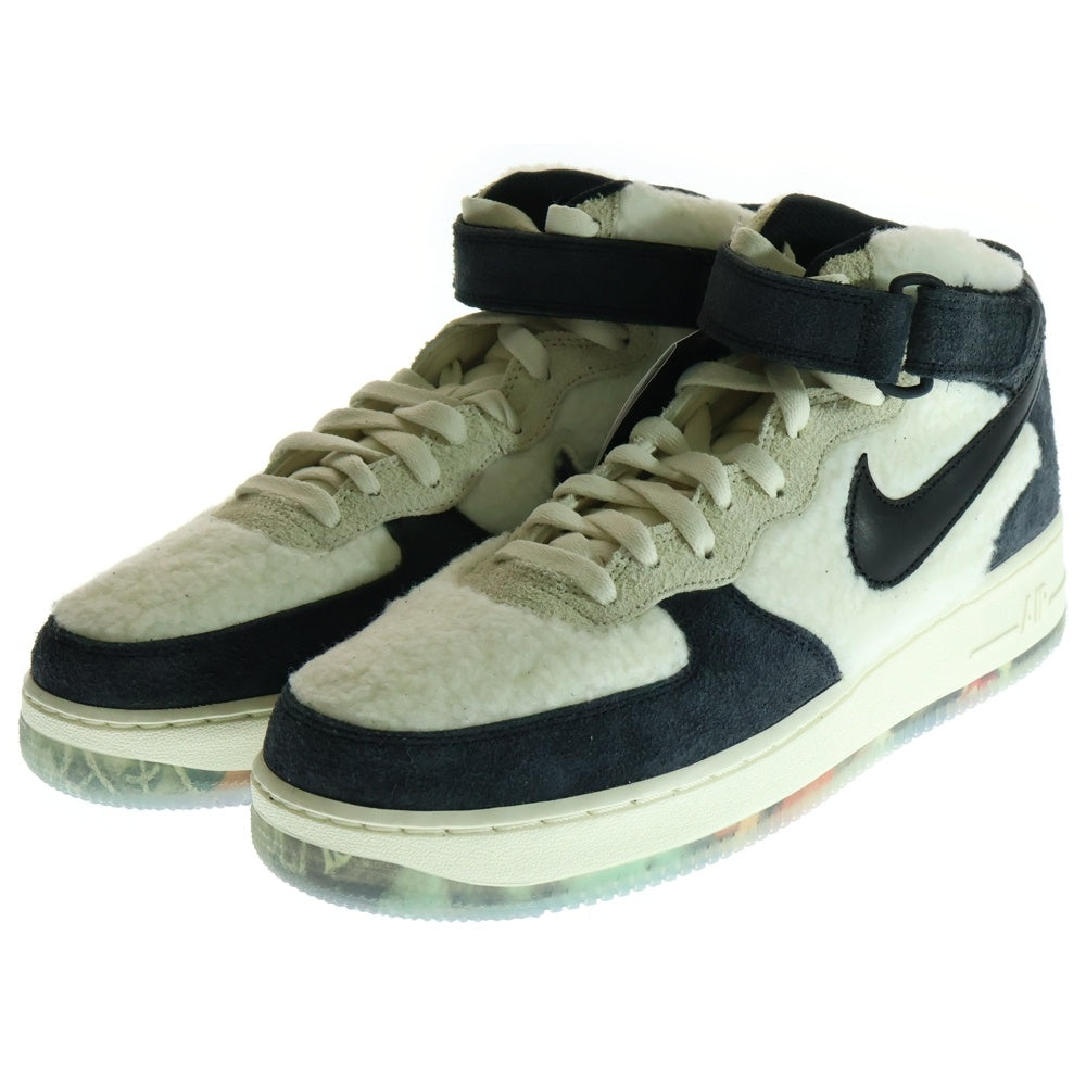 NIKE(ナイキ) AIR FORCE 1 MID 07 PREMIUM CULTURE DAY エアフォース1 プレミアム ココナッツ ミッドカットスニーカー ホワイト/グレー US9.5/27.5cm DO2123-113