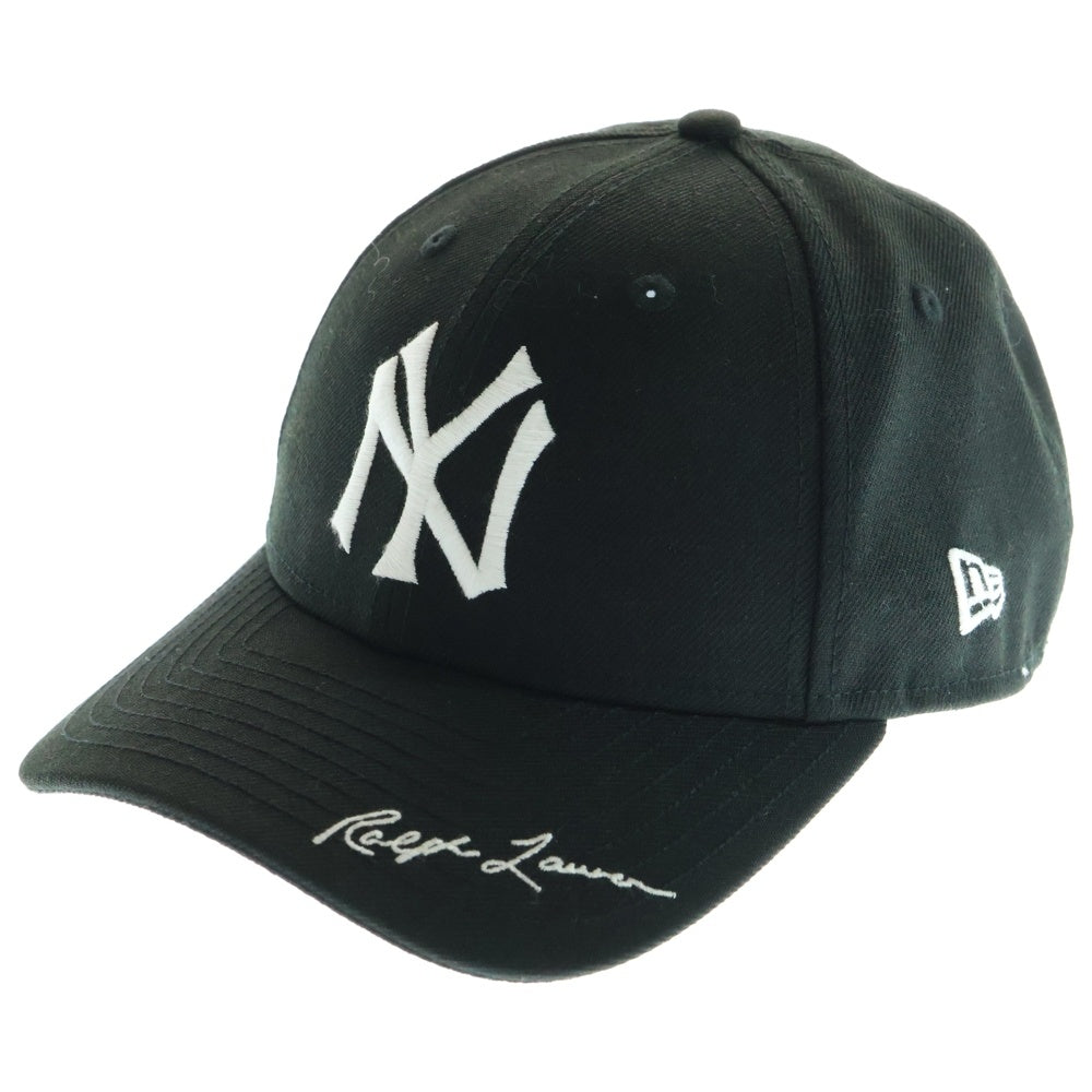 NEW ERA(ニューエラ) ×POLO RALPH LAUREN 49FORTY ポロ ラルフ ローレン クーパーズタウン ニューヨークヤンキース キャップ 帽子 ブラック