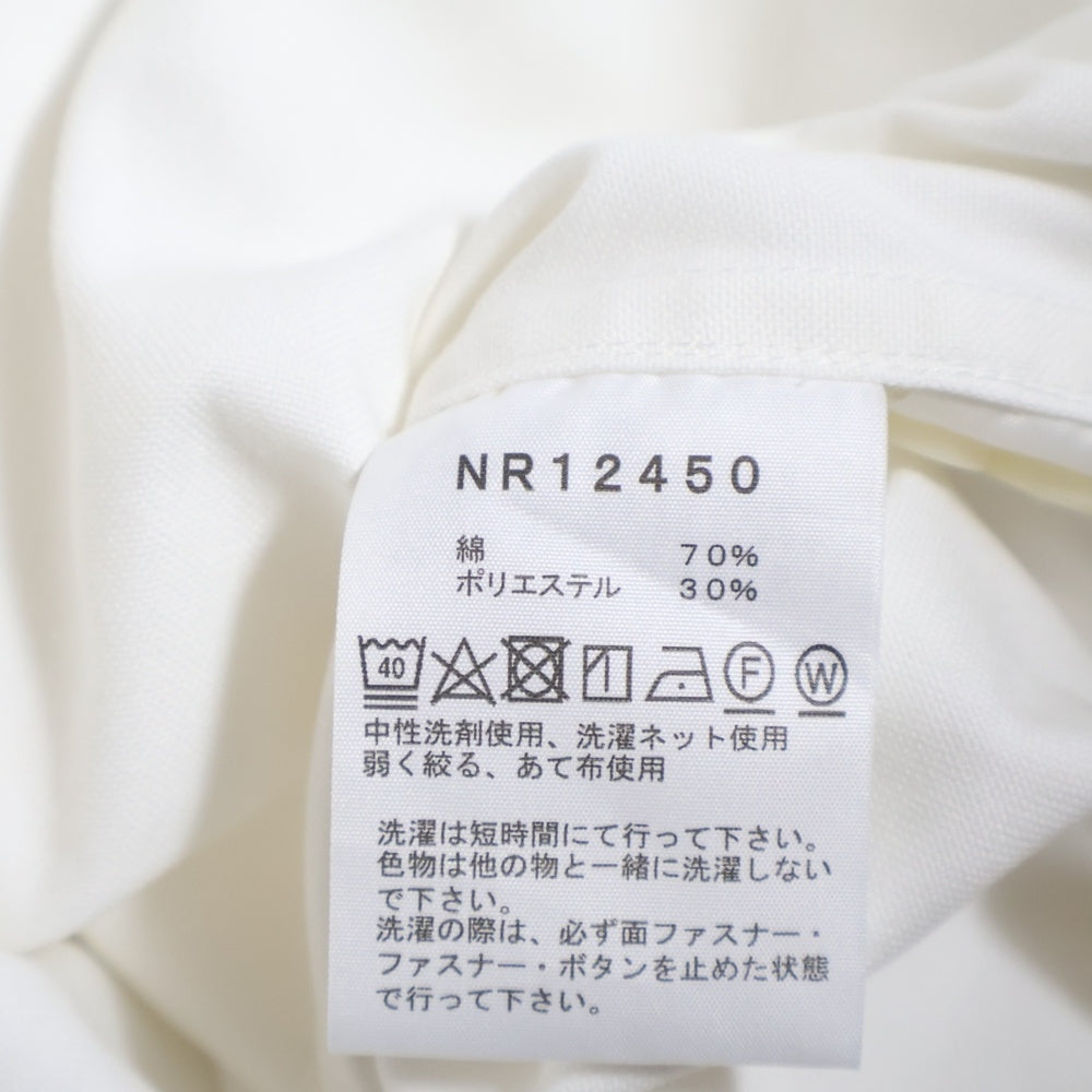 THE NORTH FACE(ザノースフェイス) L/S HALF DOME SHIRT ハーフ ドーム 長袖シャツ ホワイト NR12450