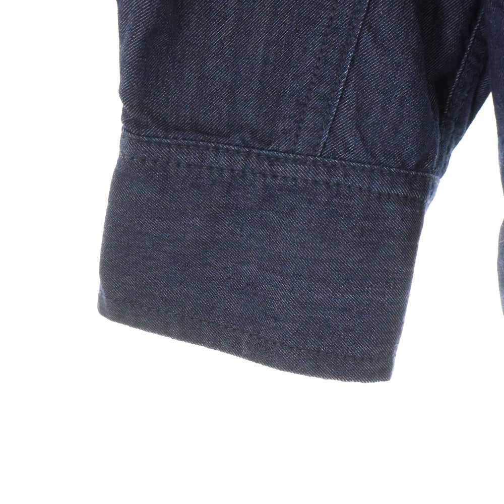 THE NORTH FACE(ザノースフェイス) L/S NYLON DENIM NUPTSE SHIRT ナイロンデニム ヌプシ 長袖シャツ インディゴ NR72130