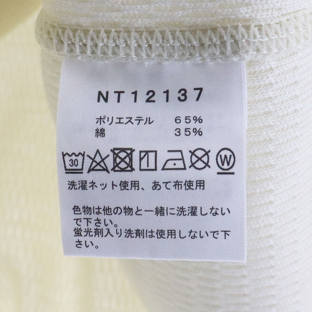 THE NORTH FACE(ザノースフェイス) S/S HONEYCOMB CREW ハニーコーム クルーネック 半袖Tシャツ カットソー ホワイト NT12137