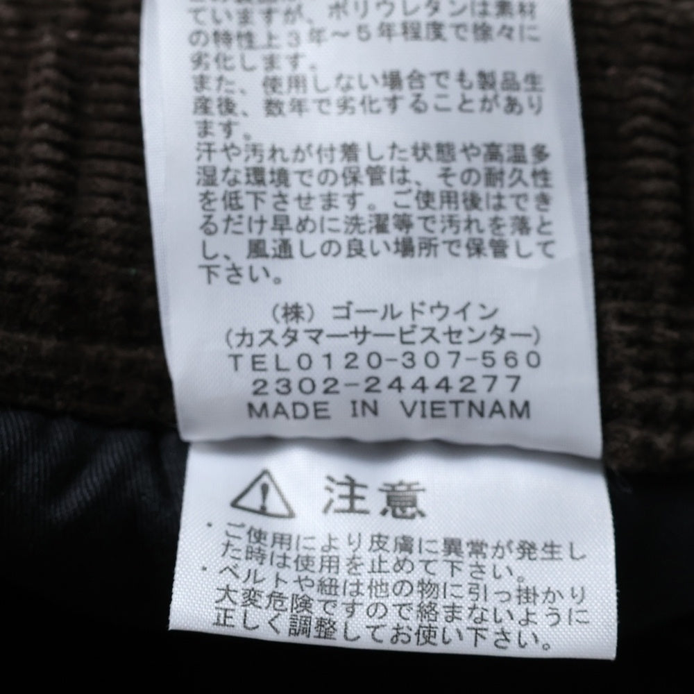 THE NORTH FACE(ザノースフェイス) Granum Cord Pant グラナムコーデュロイ パンツ ブラウン NB82311