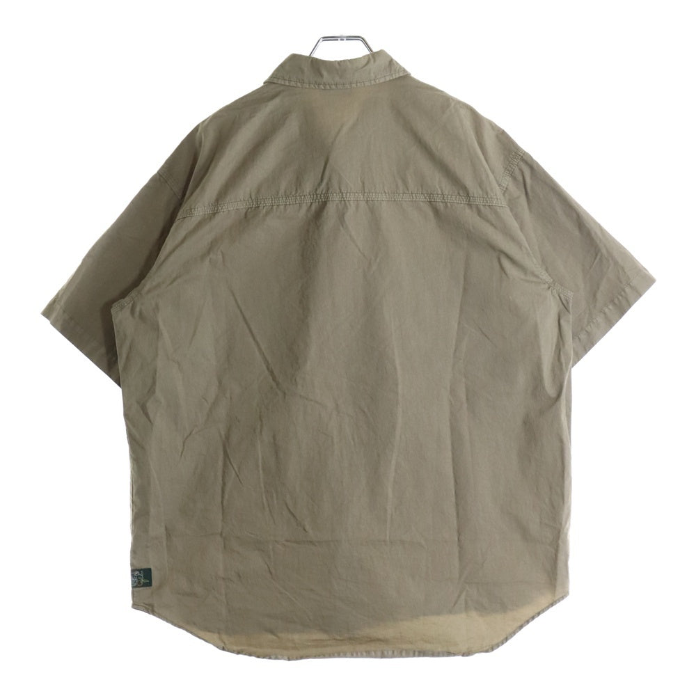 KITH(キス) 23SS Washed Apollo Shirt ウォッシュド アポロ 半袖シャツ ベージュ 23-051-060-0006-2-0