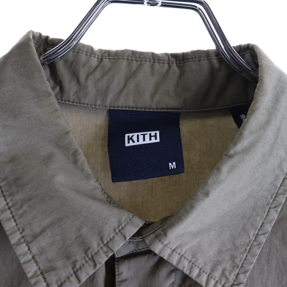 KITH(キス) 23SS Washed Apollo Shirt ウォッシュド アポロ 半袖シャツ ベージュ 23-051-060-0006-2-0