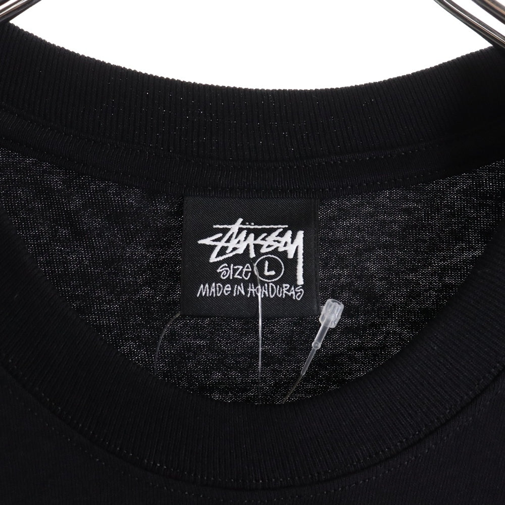 STUSSY(ステューシー) 25SS ROLLERS TEE ローラーズ バックプリント 半袖Tシャツ カットソー ブラック 1905160