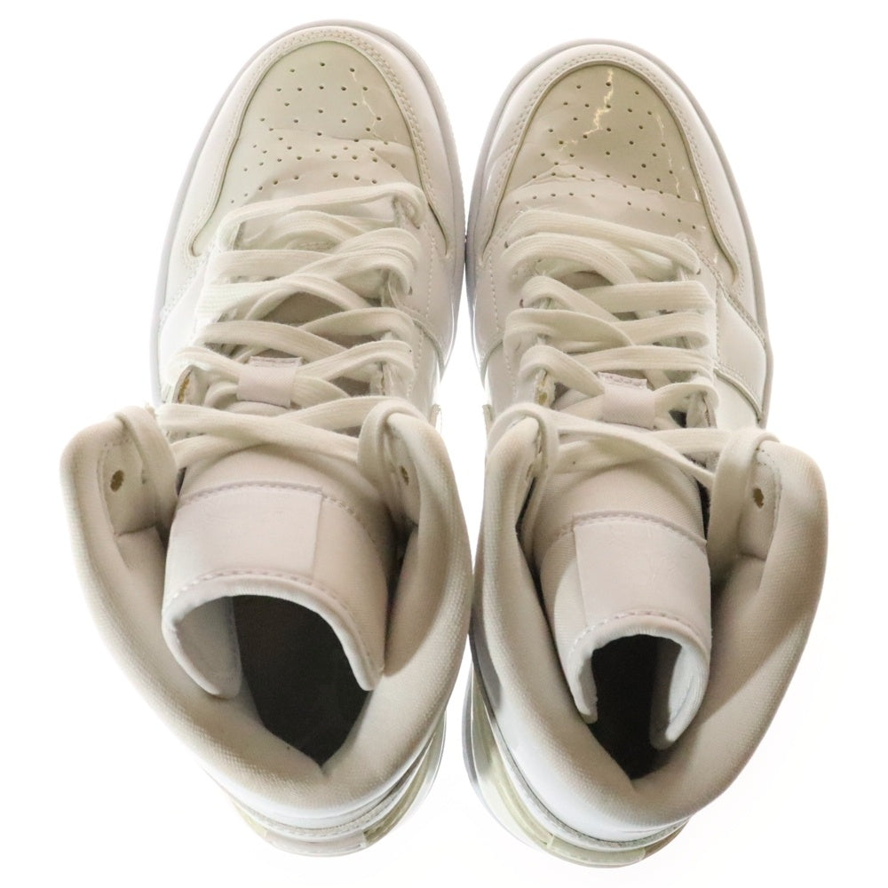 NIKE(ナイキ) WMNS AIR JORDAN 1 MID TRIPLE WHITE ウィメンズ エアージョーダン1 トリプル ホワイト ミッドカットスニーカー レディース ホワイト US8/25cm BQ6472-111