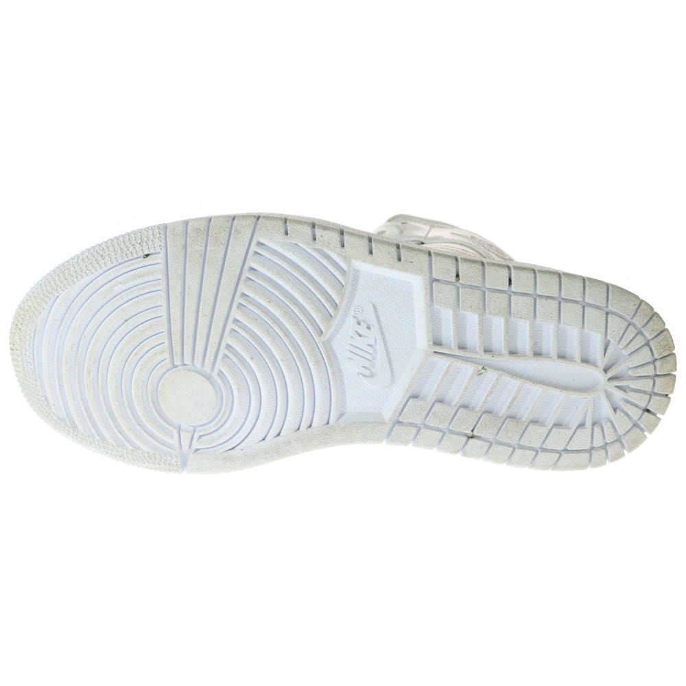 NIKE(ナイキ) WMNS AIR JORDAN 1 MID TRIPLE WHITE ウィメンズ エアージョーダン1 トリプル ホワイト ミッドカットスニーカー レディース ホワイト US8/25cm BQ6472-111