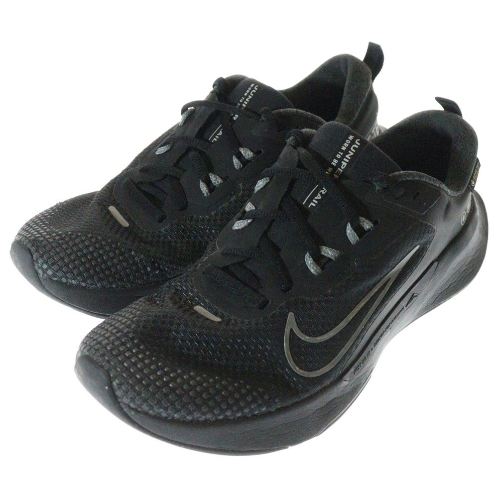 NIKE(ナイキ) WMNS JUNIPER TRAIL 2 ウィメンズ ジュニパートレイル 2 GORE-TEX ゴアテックス レースアップ ローカット スニーカー ブラック US9.5/26.5cm FB2065-001