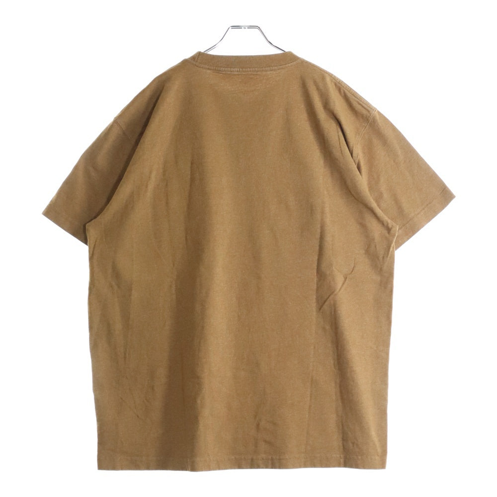 Dickies(ディッキーズ) フロントロゴ クルーネック半袖Tシャツ カットソー ブラウン P361180