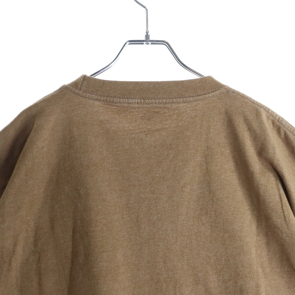 Dickies(ディッキーズ) フロントロゴ クルーネック半袖Tシャツ カットソー ブラウン P361180