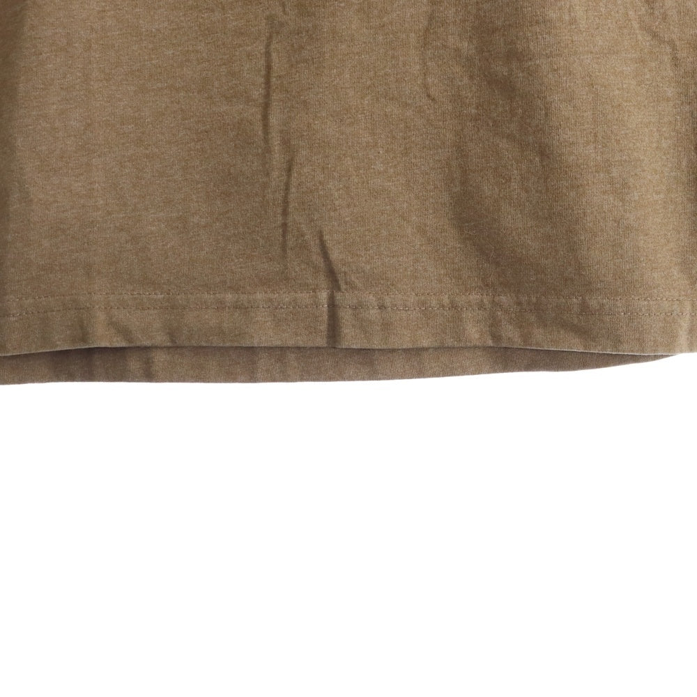 Dickies(ディッキーズ) フロントロゴ クルーネック半袖Tシャツ カットソー ブラウン P361180