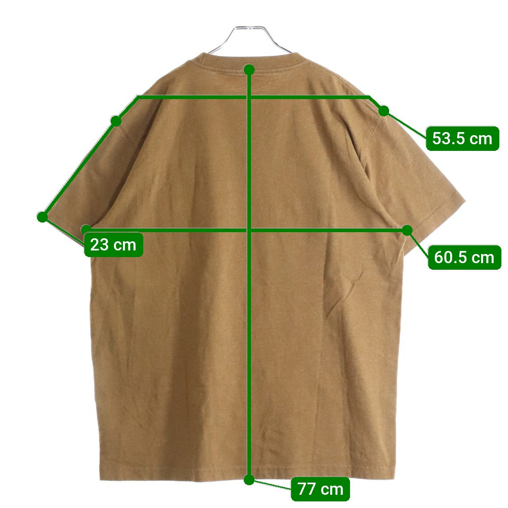 Dickies(ディッキーズ) フロントロゴ クルーネック半袖Tシャツ カットソー ブラウン P361180