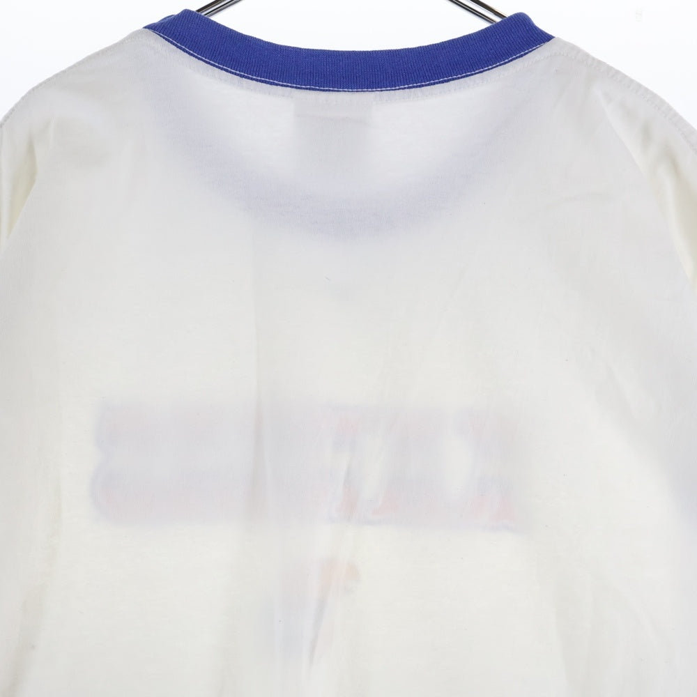 NIKE(ナイキ) KANSAS カンザス フロントプリント クルーネック半袖リンガーTシャツ カットソー ホワイト