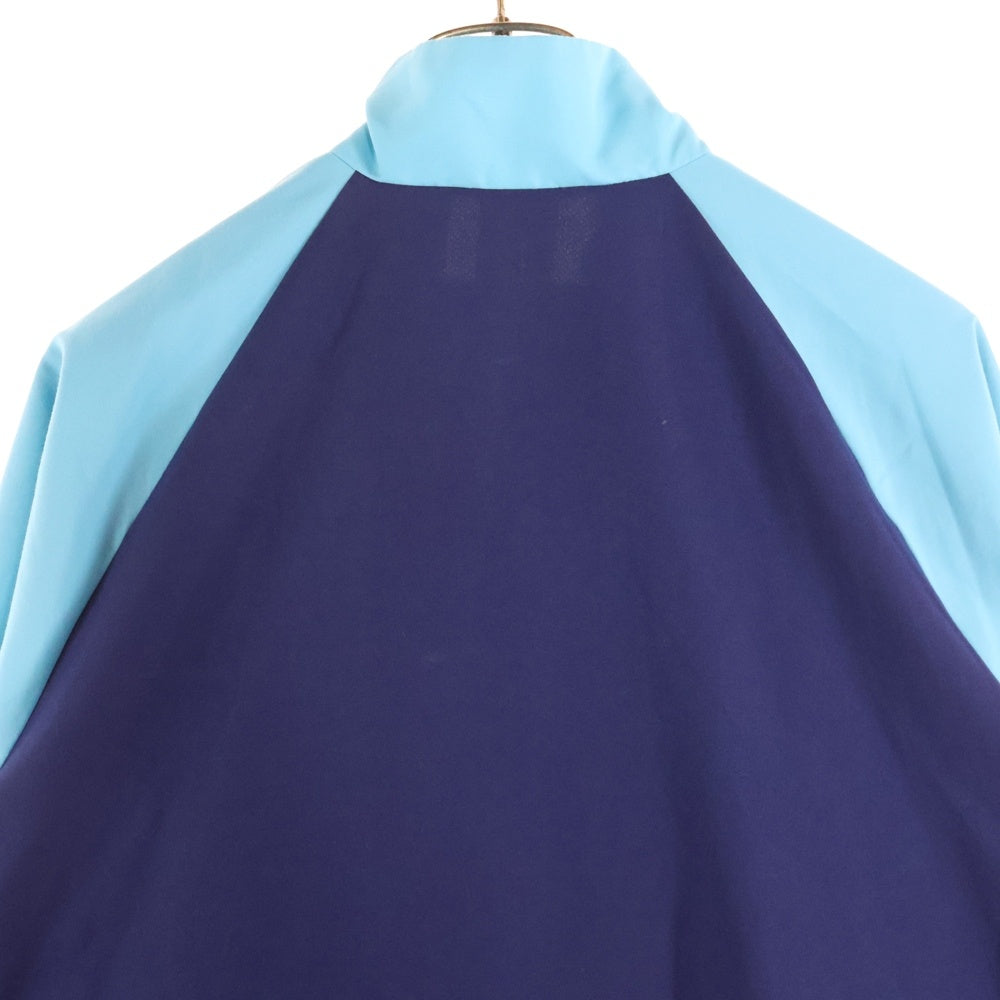 adidas(アディダス) フロントロゴ刺繍 サイドライン ジップアップトラックジャケット ジャージ ネイビー F49676 AGC002