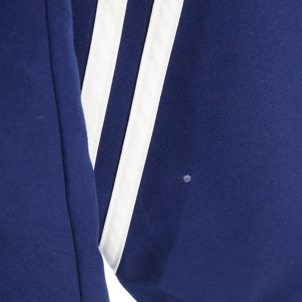 adidas(アディダス) フロントロゴ刺繍 サイドライン ジップアップトラックジャケット ジャージ ネイビー F49676 AGC002