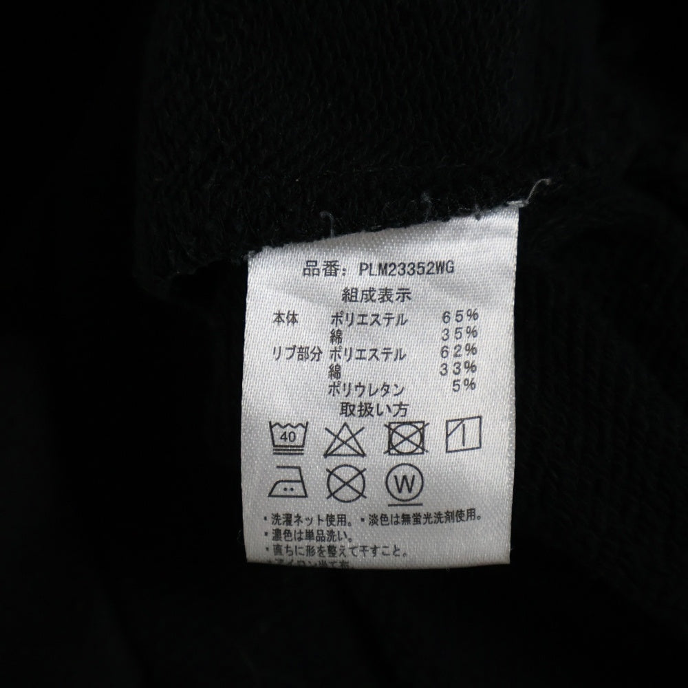 U.S. POLO ASSN.(ユーエスポロアッスン) ロゴ刺繍 ハーフジップスウェットトレーナー ブラック PLM23352WG