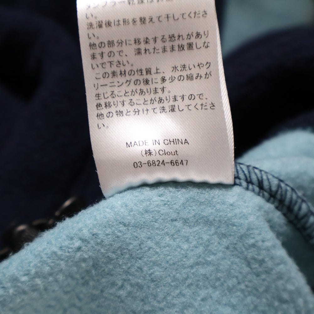 That's life(ザッツライフ) フロント刺繍 ハーフジップフリーススウェットトレーナー ネイビー TF-2453