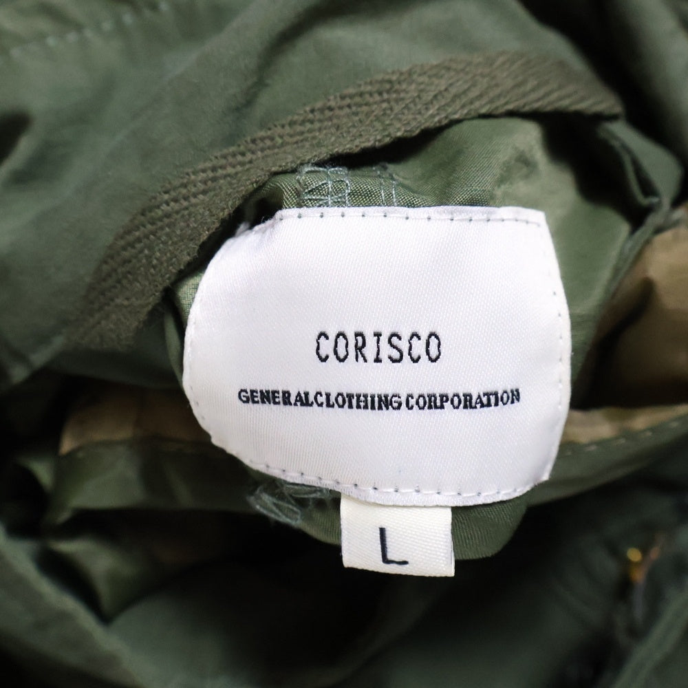 CORISCO(コリスコ) CORISCO (コリスコ) ライナー付き ジップアップモッズコート カーキ 151933