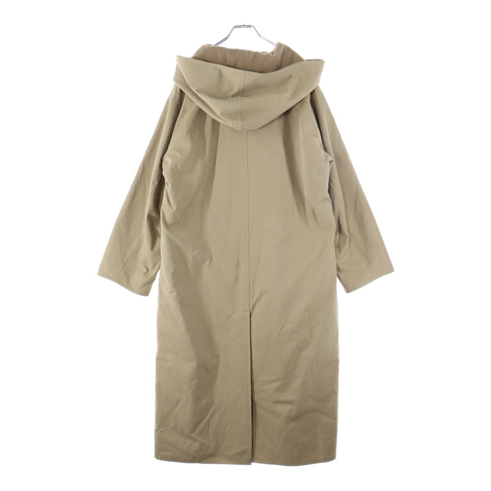 AURALEE(オーラリー) 22AW FINX HARD TWIST GABARDINE HOODED DOUBLE COAT フィンクス ハード トゥウィスト ギャバジン フーデッド ダブルトレンチコート レディース A22AC03FB
