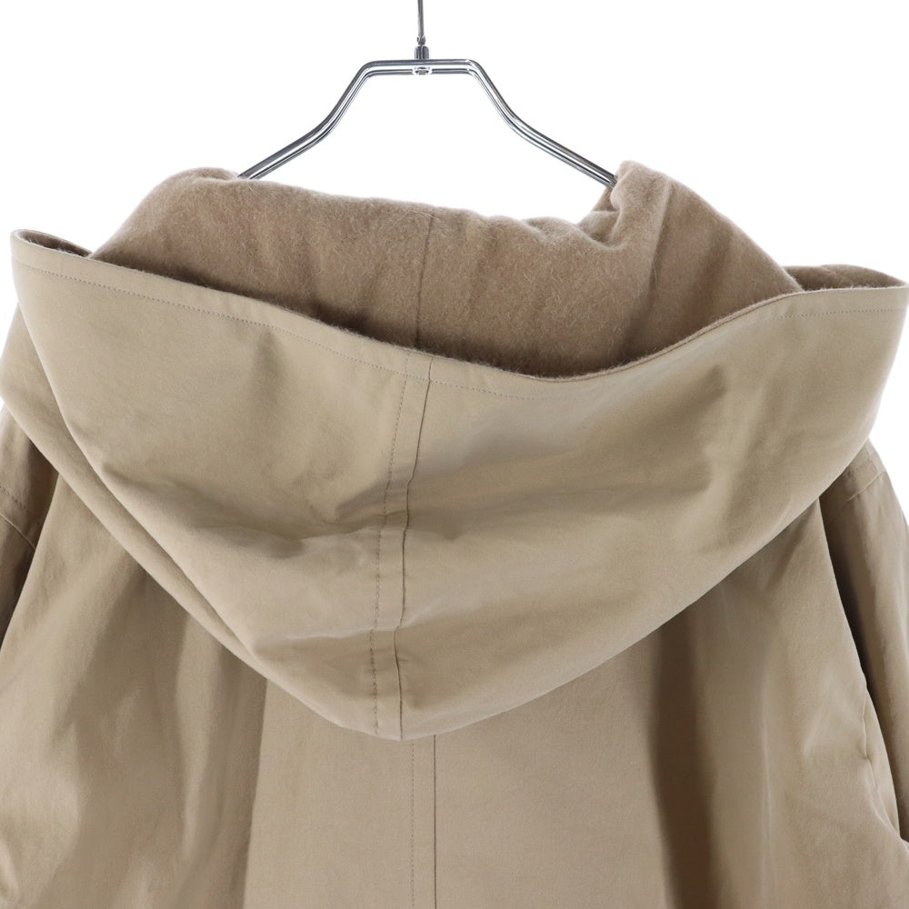 AURALEE(オーラリー) 22AW FINX HARD TWIST GABARDINE HOODED DOUBLE COAT フィンクス ハード トゥウィスト ギャバジン フーデッド ダブルトレンチコート レディース A22AC03FB