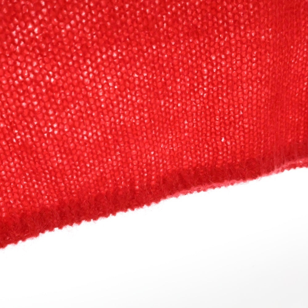NOMA t.d.(ノーマティーディー) NOMA t.d. ノーマティーディー MOHAIR CREW NECK SWEATER モヘア クルーネック ニット スウェットレディース レッド N34-KN02