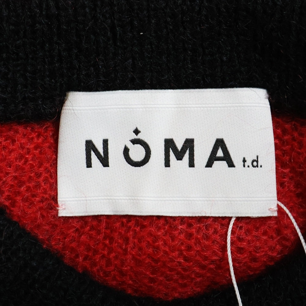 NOMA t.d.(ノーマティーディー) NOMA t.d. ノーマティーディー MOHAIR CREW NECK SWEATER モヘア クルーネック ニット スウェットレディース レッド N34-KN02
