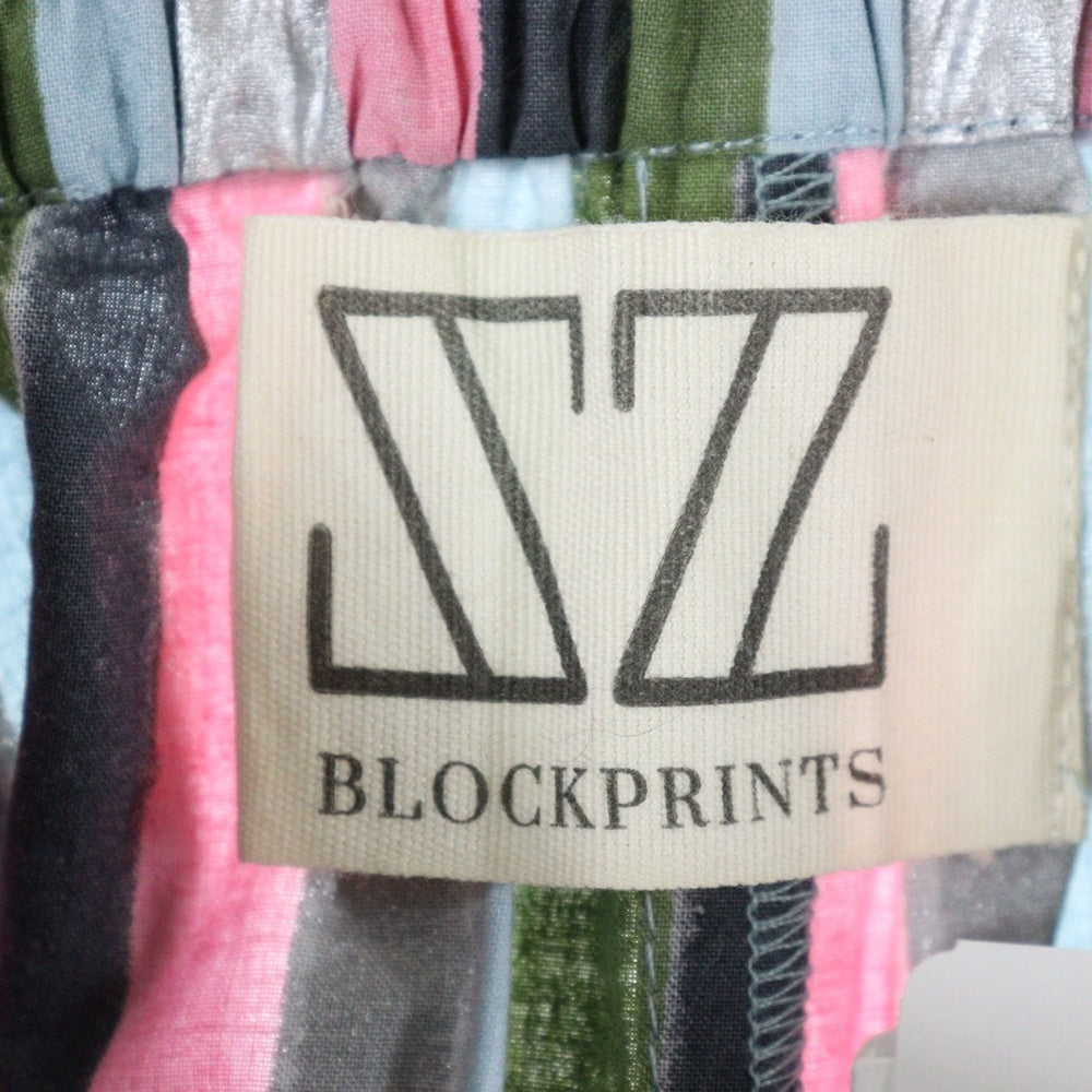 SZ BLOCKPRINTS(エスゼット ブロックプリント) マルチストライプ ドローストリング イージーパンツ レディース マルチ 4110600114