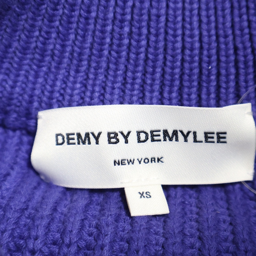DEMY BY DEMYLEE(デミーバイデミリー) DEMY BY DEMYLEE デミーバイデミリー 6B ハイゲージ ニットカーディガン レディース パープル 4010800060