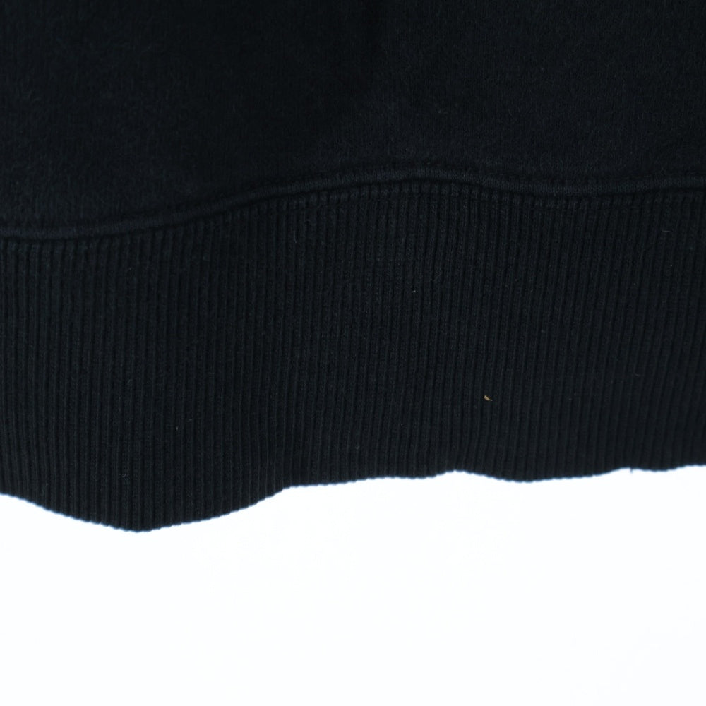 STUSSY(ステューシー) 中国製 両面ロゴプリント スウェット プルオーバーパーカー ブラック