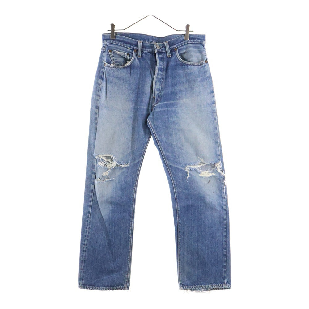 Levi's(リーバイス) 70S VINTAGE 501 ヴィンテージ 66前期 スモールe ボタン裏6 ボタンフライ デニムパンツ インディゴ