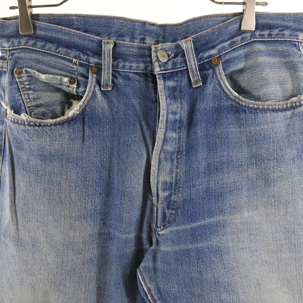 Levi's(リーバイス) 70S VINTAGE 501 ヴィンテージ 66前期 スモールe ボタン裏6 ボタンフライ デニムパンツ インディゴ
