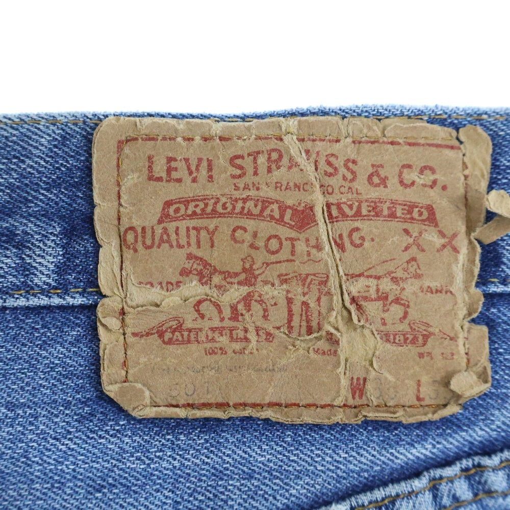 Levi's(リーバイス) 70S VINTAGE 501 ヴィンテージ 66前期 スモールe ボタン裏6 ボタンフライ デニムパンツ インディゴ