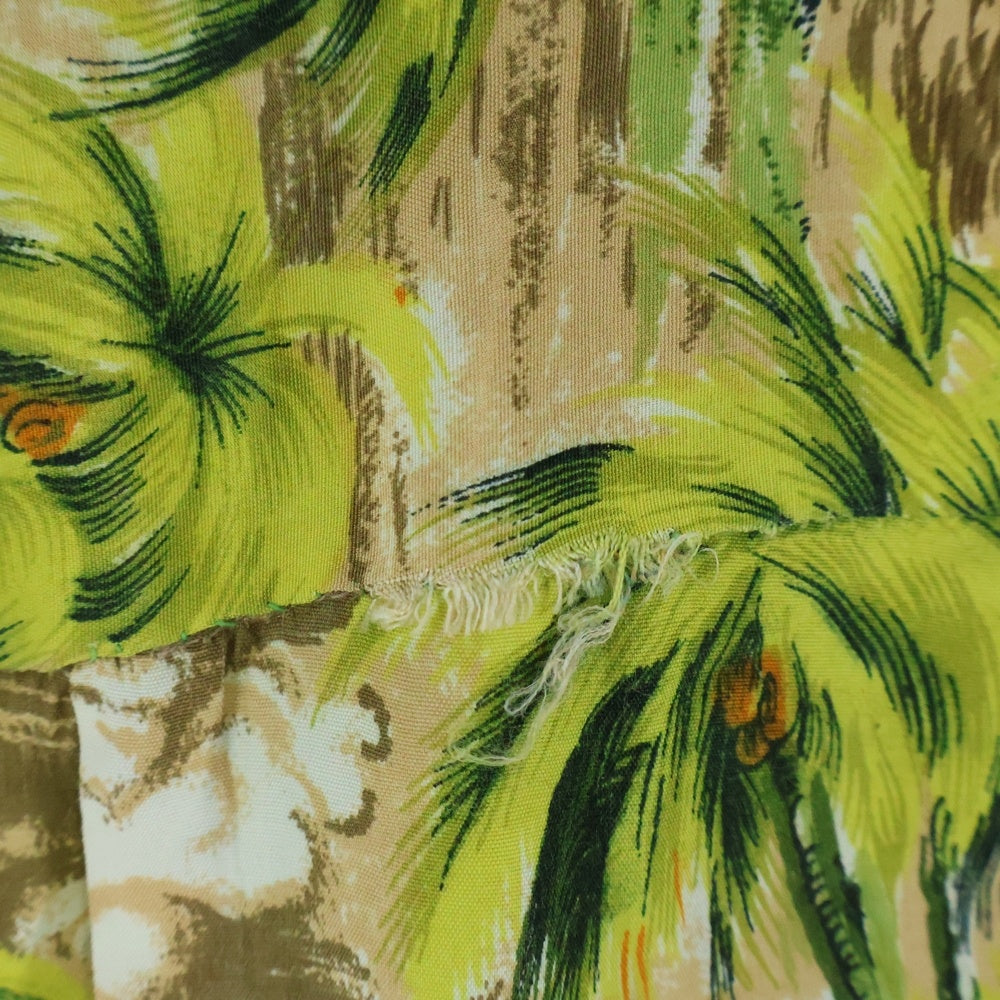 VINTAGE(ヴィンテージ) 60S VINTAGE ALOHA SHIRTS HAND SCREENED 日本製 レーヨン 総柄 半袖ハワイアンシャツ アロハシャツ マルチカラー