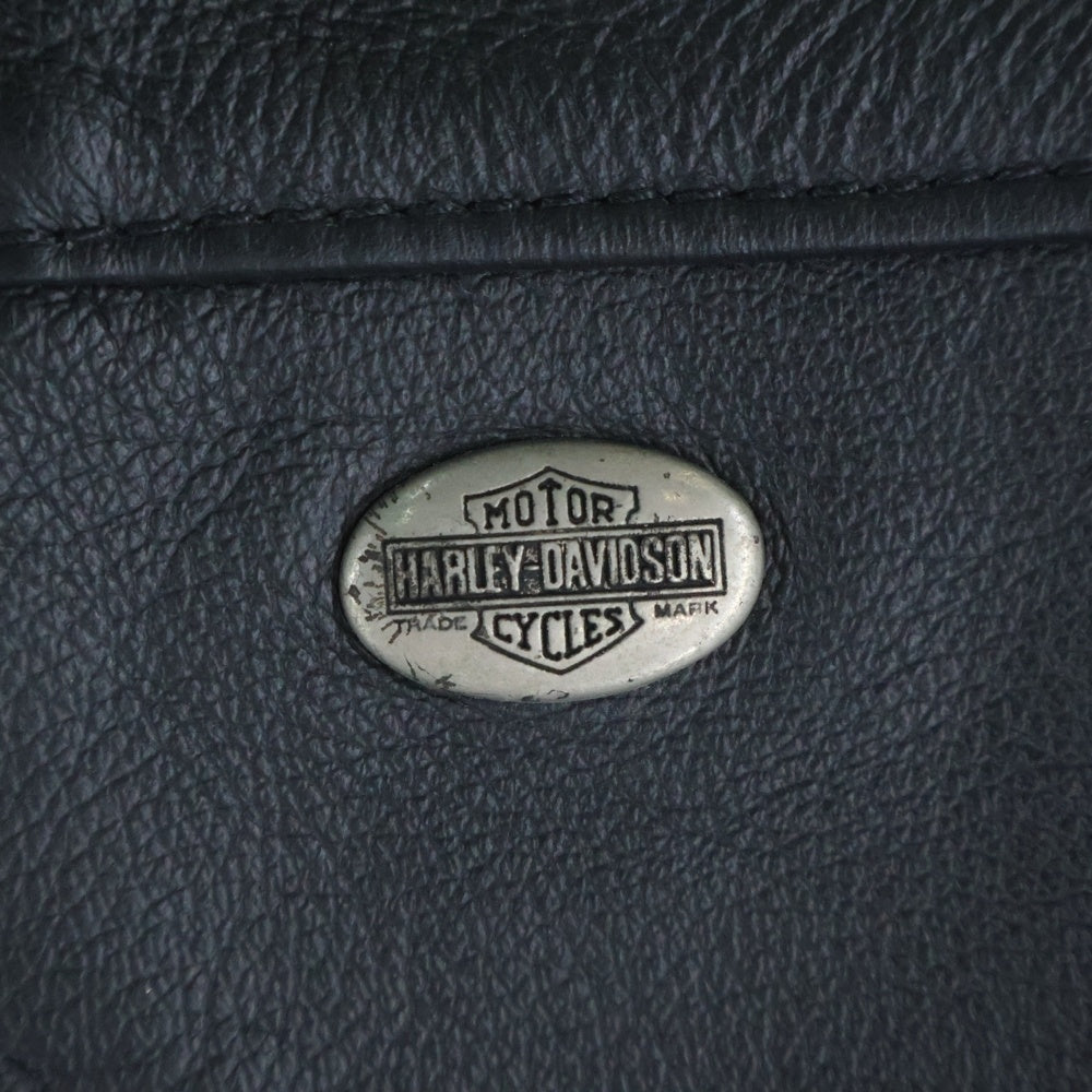 HARLEY DAVIDSON(ハーレーダビッドソン) シルバーバックル レザーチャップス バイカーパンツ ブラック